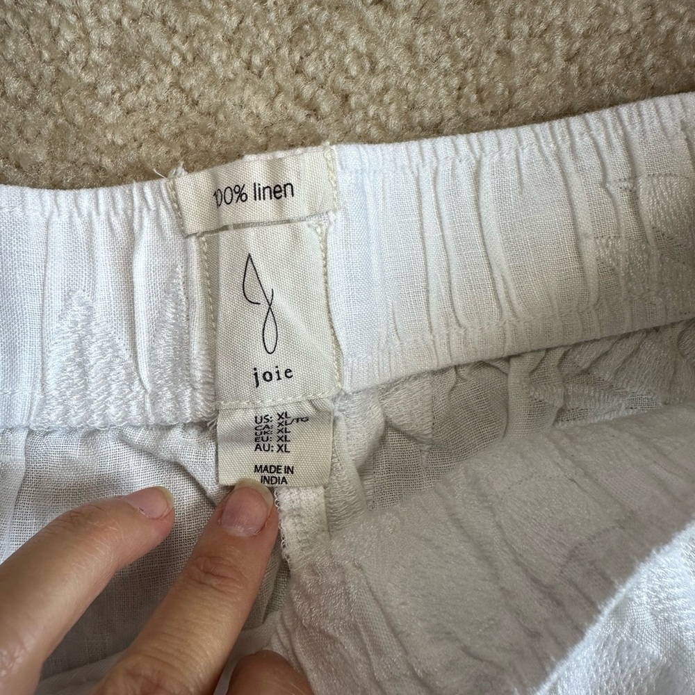 Joie White Linen Garment - Picture 4 of 6